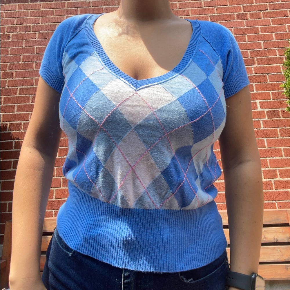 H&M Plaid T-Shirt